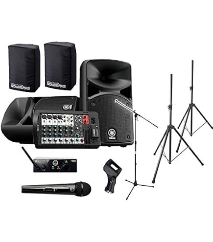 Amazon | YAMAHA STAGEPAS400BT(カバー付き) イベント司会・ミニ